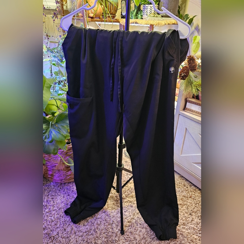Healing hands jogger scrub pants